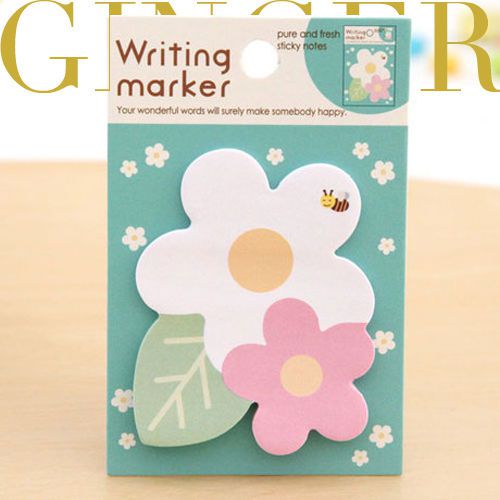 Flower Sticker Post It Bookmark Mark Index Tab Memo Notepad Sticky Notes AB01
