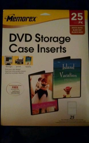 Memorex DVD Storage Case Inserts 25 pk