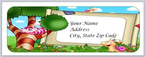 30 Cartoon Personalized Return Address Labels  Buy 3 get 1 free (bo5)