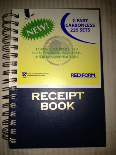 Rediform carbonless money receipt book, 2 3/4x5, 225 sets/bk. sold as each for sale