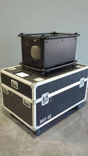 Barco hdx flex video projector kit with lens, cage, and road case included for sale