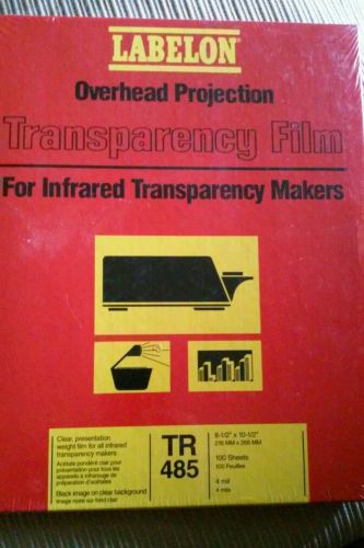 Labelon Overhead Projection Transparency Film for Plain Paper Copiers TR-485