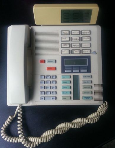 Nortel phone NT8B20XX-36 Good condition with NT8B91CA attachment