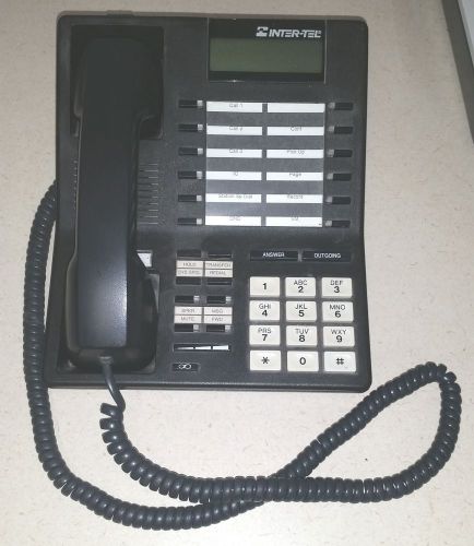 Used Inter-Tel Axxess 550.4400 Business Corded Digital LCD Desk Phone