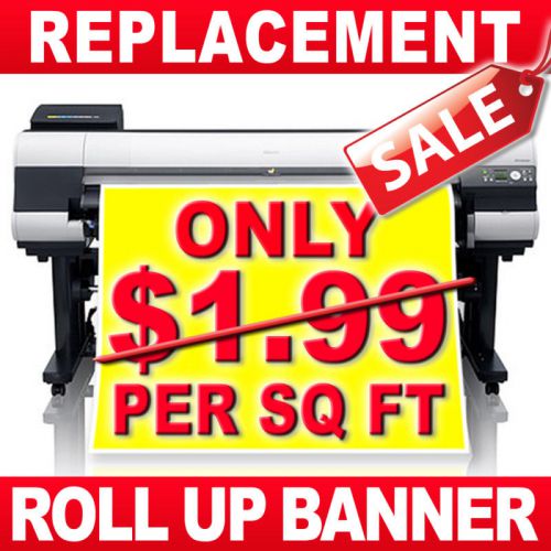 Retractable Roll Up Banner Stand Replacement Graphics PVC Vinyl Banner Printing