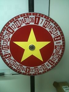 42&#034; 60 number prize wheel for sale