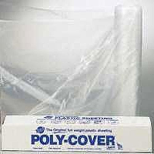 Polyfilm 4Mil 14Ft 100Ft Clr LBM Poly Polyethylene Film - Bulk Roll 4X14-C Clear