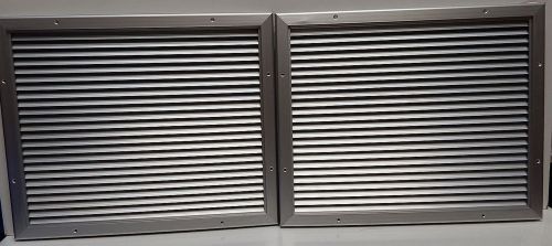 Aluminum door louver  22 1/4&#034; x 18 1/8&#034;   2pack -- new -- for sale