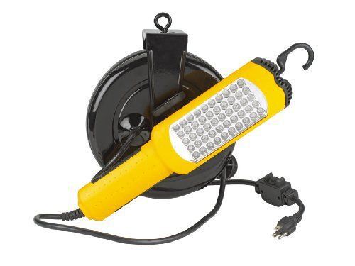 NEW Alert Stamping 5000A-30GT-CB 50-LED Reel Light with Outlet