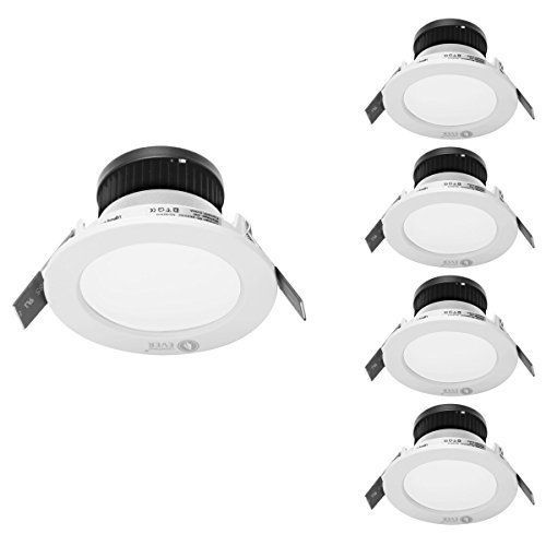 LE 4W 3-Inch LED Recessed Ceiling Lights  30W Halogen Bulb Equivalent  Warm Whit