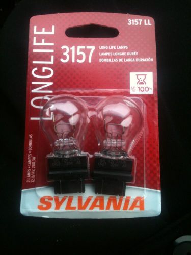 Sylvania 3157 LL Long Life Miniature Lamp  (Pack of 2)