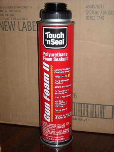 Box of 12 Touch N Seal Polyurethane Gun Foam II Fireblock Sealant 24 oz Cans