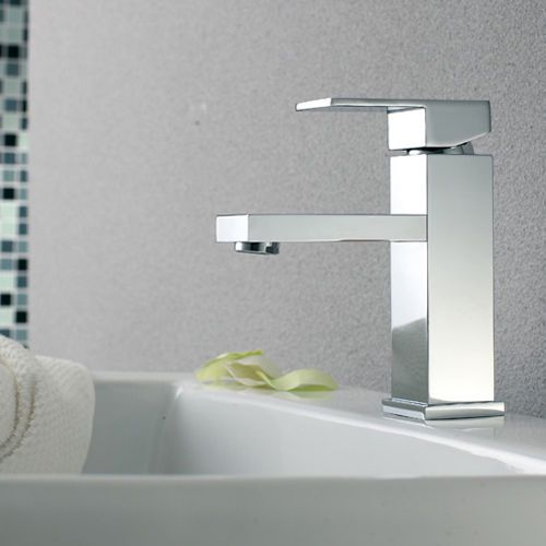Modern One Handle Single Hole Vessel Sink Faucet Chrome Basin Tap Free Shipping