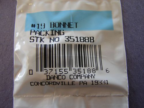 DANCO # 19  BONNET PACKING ~  STK  35188B ~ 5 Count