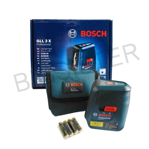 Bosch GLL 3X Professional Cross Compact 3- Line Laser Self-Level Measure Tool