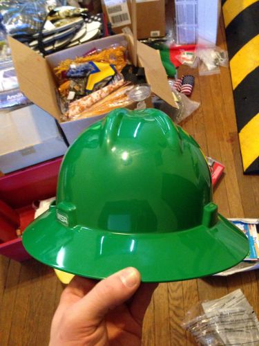 Msa v gard hardhat hard hat green medium no suspension for sale