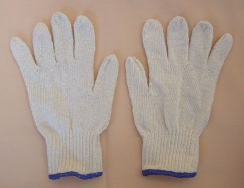 String knit gloves white size XL - BonusCP+