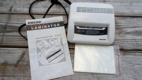 Emson Desktop Electric Photo / Document Mini Laminator Machine (Model 2291)