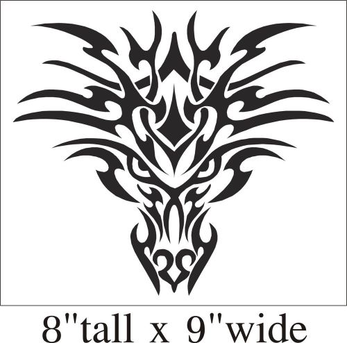 2X Dragon Tattoo Design Funny Car Truck Bumper Vinyl Sticker Decal Art Gift-1556