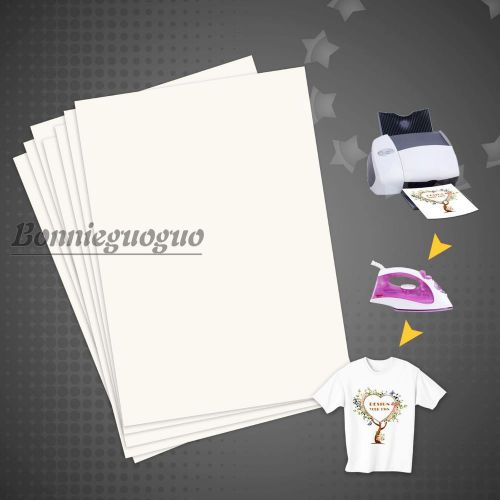 20X Inkjet Transfer Paper For Light-colored Cotton NEW