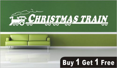 &#034;Christmas Coming&#034; Vinyl Wall Stickers Decal Art Home Decor School - 537 B