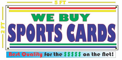 WE BUY SPORTS CARDS Banner Sign Pawn Shop Baseball Hockey Basketball Football