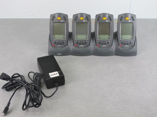 SYMBOL N410 LASER BARCODE SCANNER 4 HAND HELD UNITS W/ CHARGER AND POWER SUPPLY
