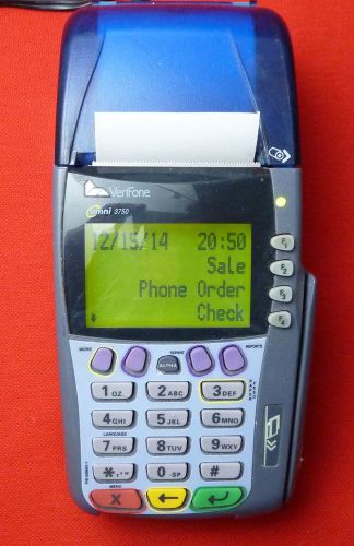 VeriFone Omni Model 3750 ~ CREDIT CARD MACHINE