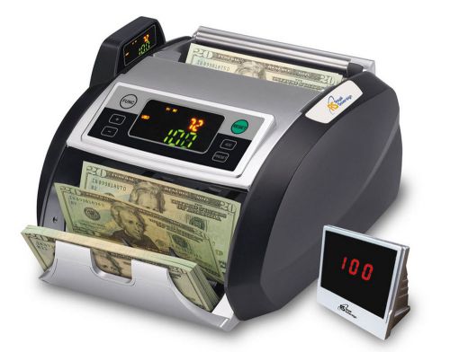 Royal Sovereign RBC2100 bill counter features external display &amp; counterfeit det