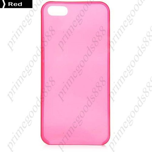 Protective ultra thin high transparency pp soft case back deals cover red for sale