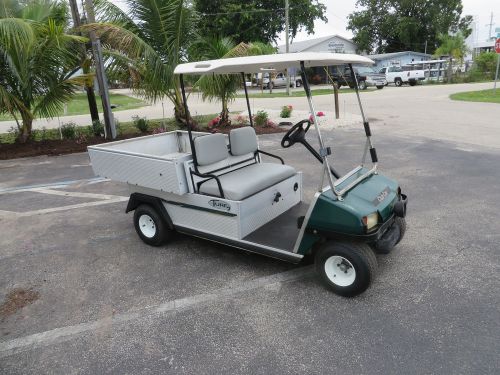 Club Car Carryall Turf 2 Aluminium Dump Bed Gas Sun Top Lights Golf Cart