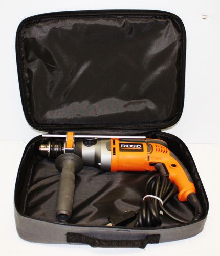 NEW Ridgid R5011 Drill 1/2-Inch 2-Speed 8.5-AMP Corded Hammer Drill Kit
