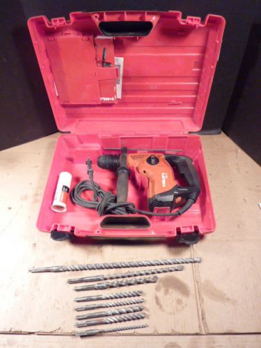 Hilti te7 corded sds plus rotary hammer drill tool w/ case used nice + bits wow for sale
