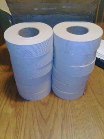 ST-200 Easy Joint Tape Self Adhesive Paper Drywall Joint Tape 12 Rolls 2&#034;x200Ft