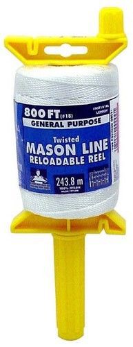 800 ft Twisted White Mason Line with Reloadable Reel #NST181RL