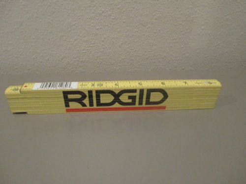 Ridgid 81280 1602 2-meter Fiberglass Folding Metric Rule