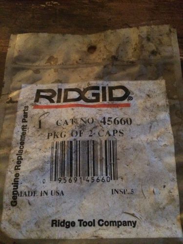 SET OF (2) RIDGID 700 PIPE THREADER MOTOR BRUSH HOLDER SCREW IN CAPS CAT# 45660