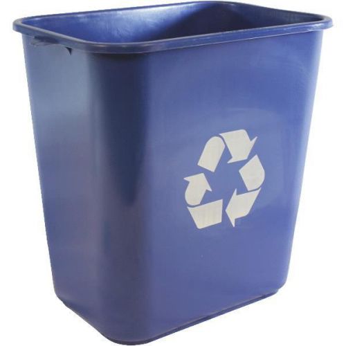 Rubbermaid 28 Quart Deskside Recycle Wastebasket-28QT RECYCLE WASTEBASKET