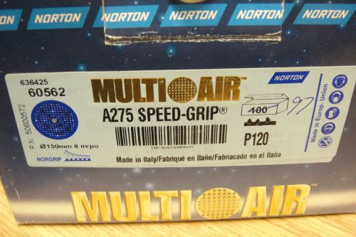 NORTON 60562  MULTI AIR A275 SPEED-GRIP P120 BOX OF 97 DISCS