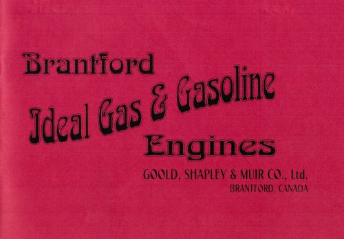 Brantford Ideal Canada Gas Flywheel Motor Engines Hit &amp; Miss Book Catalog Manual