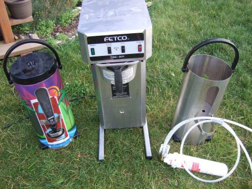 FETCO TBS-21A Commercial Iced Coffee Tea Extractor Brewer Maker Machine + extras