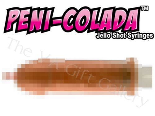90 pack - peni colada jello shot syringes, pink, jello shot, party alcohol frat for sale
