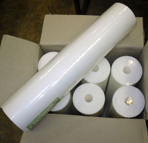 6 big blue sediment water filters 4.5 x 20 &#034; 5 micron for big blue 20&#034; housing for sale