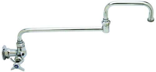 T&amp;S Brass B-0262 Single Pantry Wall Mount Faucet / Double Joint Swing Nozzle