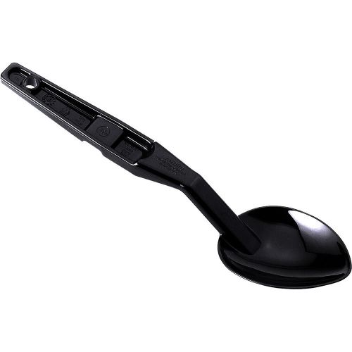 Cambro 11&#034; deli serving spoon, polycarbonate, 12pk black spo11cw-110 for sale