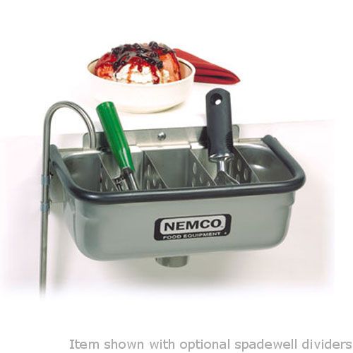 Nemco 77316-13 Ice Cream Spade Cleaning Well, 13&#034; (Divider Sold Separately)