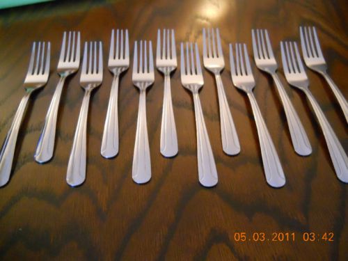 Dinner Forks Dominion Pattern 3dz Medium weight 18/0