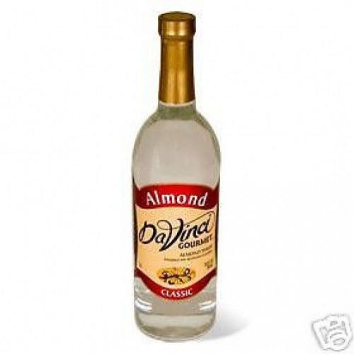 Da Vinci Almond Syrup case of 12: 750ml plastic bottles