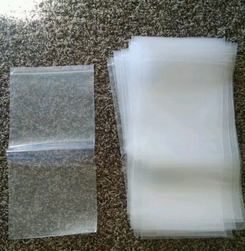 120 Reclosable Clear Plastic Storage Bags 6&#034; x 12&#034; Heavy Duty Reusable