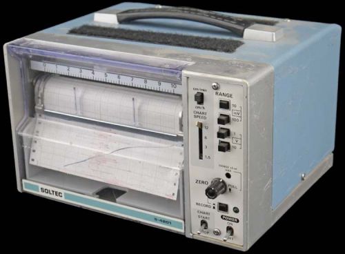 Soltec 4201 s-4201 portable analytical multi range 1-pen chart printer recorder for sale